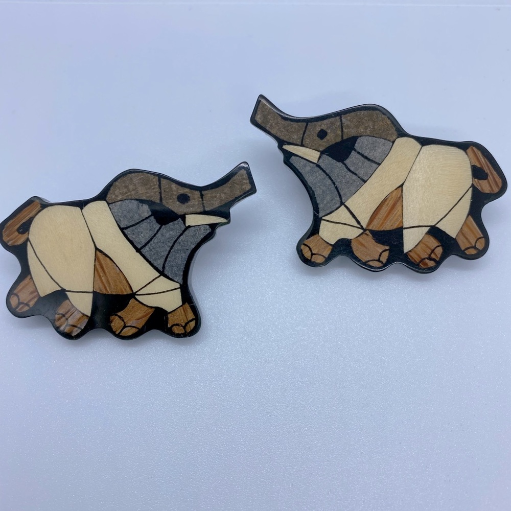 ELEPHANT BROOCHES